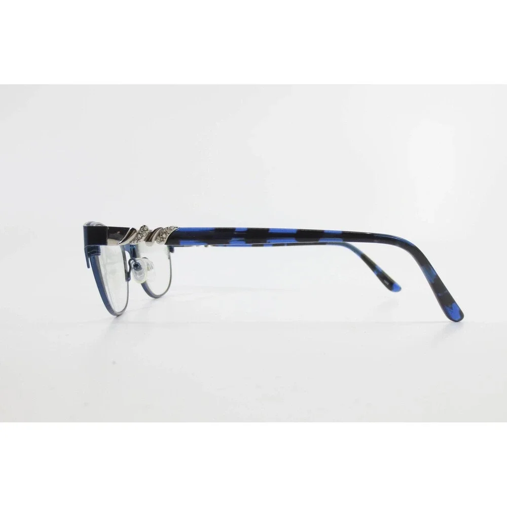 Vera Bradley Blue Bayou VB 3028 Navy Blue Floral Cat Eye Eyeglass Frames